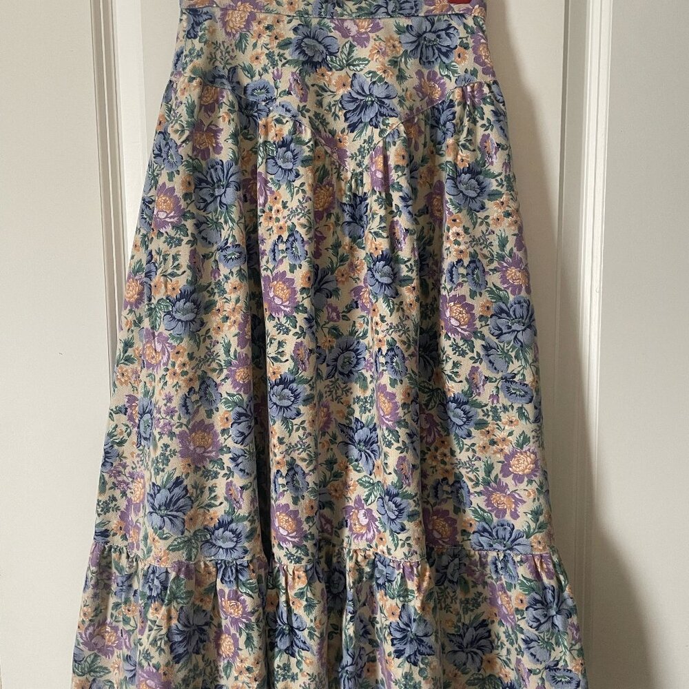 Vintage Gunne Sax Flannel Skirt size 3
